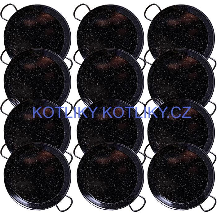 Paella Tapas catering 24 cm - 12 ks pánví