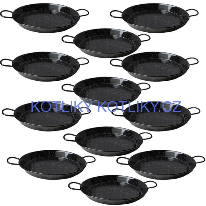 Paella Tapas catering 24 cm - 12 ks pánví
