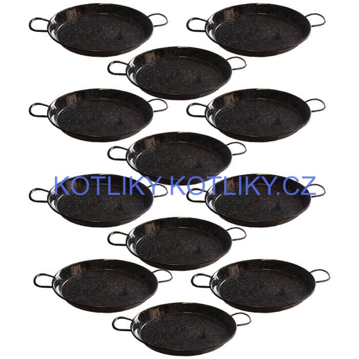 Paella Tapas catering 24 cm - 12 ks pánví