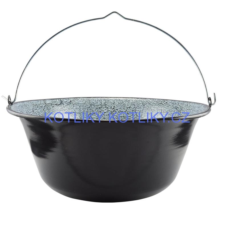 Smaltovaný kotlík 20 L + kovová kotlina 42 KOV
