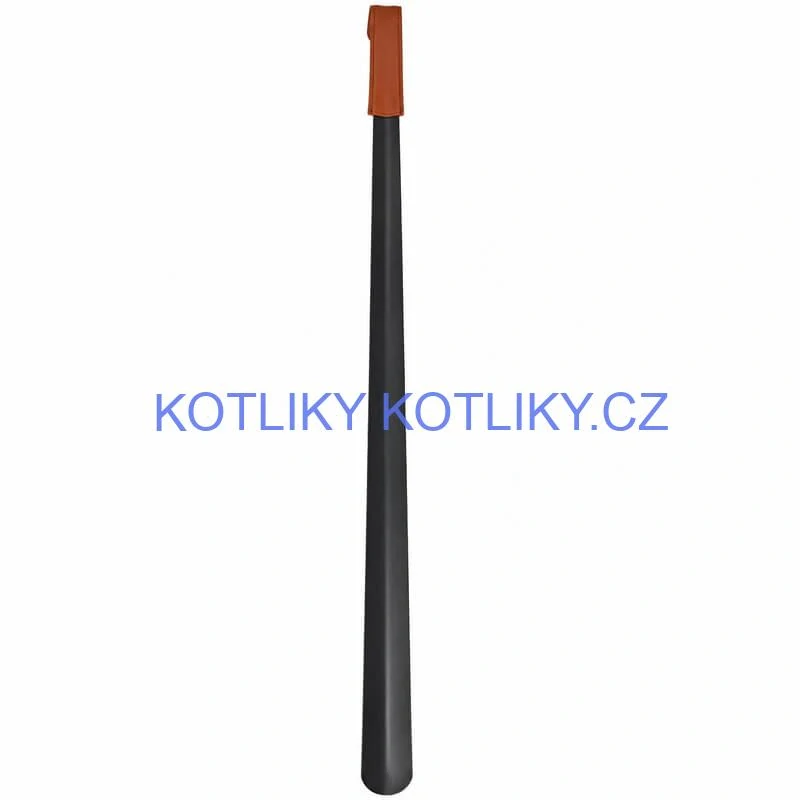 Kovová lžíce na boty 80 cm s rukojetí ze syntetické kůže