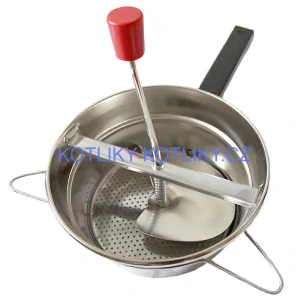 Pasírovač ORIGINAL z nerezavějící oceli – 3 výměnná síta