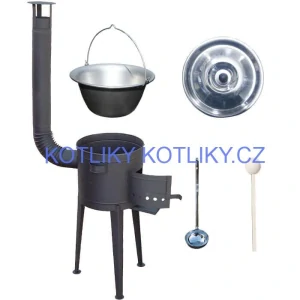 Nerezový kotlík 30 L (1,5 mm) + vysoká kotlina 47 cm (2 mm) HODO PLUS 600