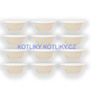 Sada 12 ks: Plastová miska na fajnový kotlíkový guláš a polévky – 750 ml