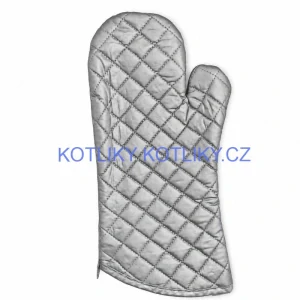 Chňapka stříbrná s dlouhým rukávem 35 cm