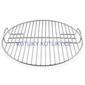 Nerezový grilovací rošt 51 cm s madly k ohništi