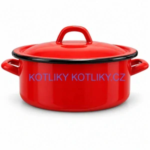 Smaltovaný kastrol FALCO 0,5 l s poklicí
