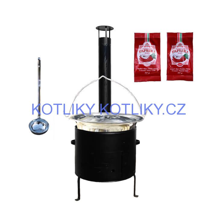 Kotlíkový gulášový set 36 CLASSIC + 15 L nerezový kotlík (1,2 mm)