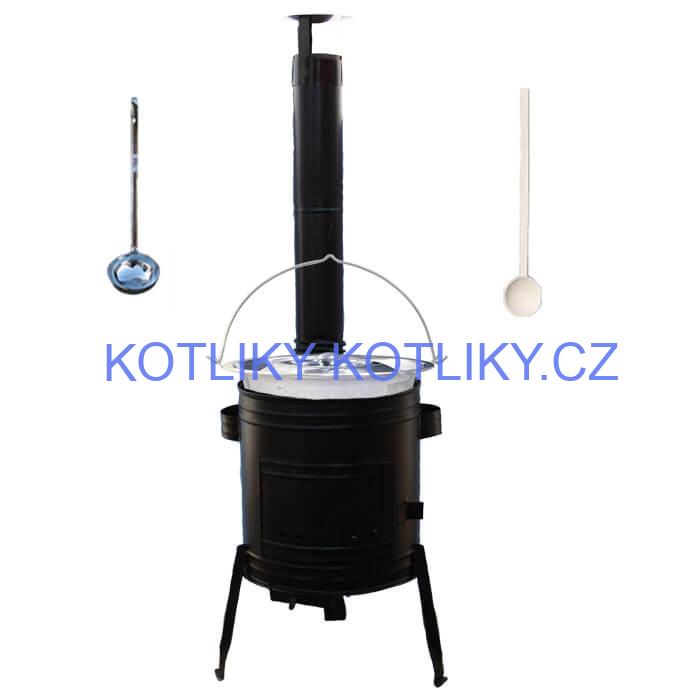 Nerezový kotlík 20 L (0,8 mm) + kovová kotlina 39 CLASSIC (KOV)