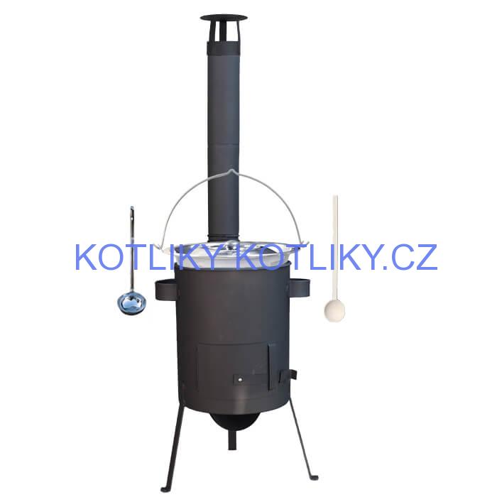 Nerezový kotlík 30 L (1,2 mm) + žáruvzdorná kotlina 45 PLUS 600 4 MM