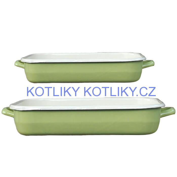 Smaltované pekáče GREEN 2 ks