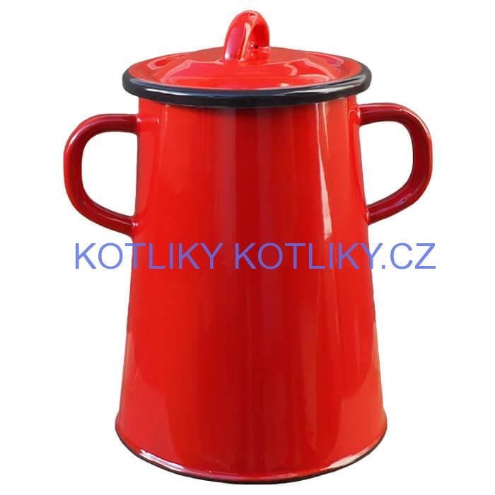 Nádoba na mast 1 L Červená