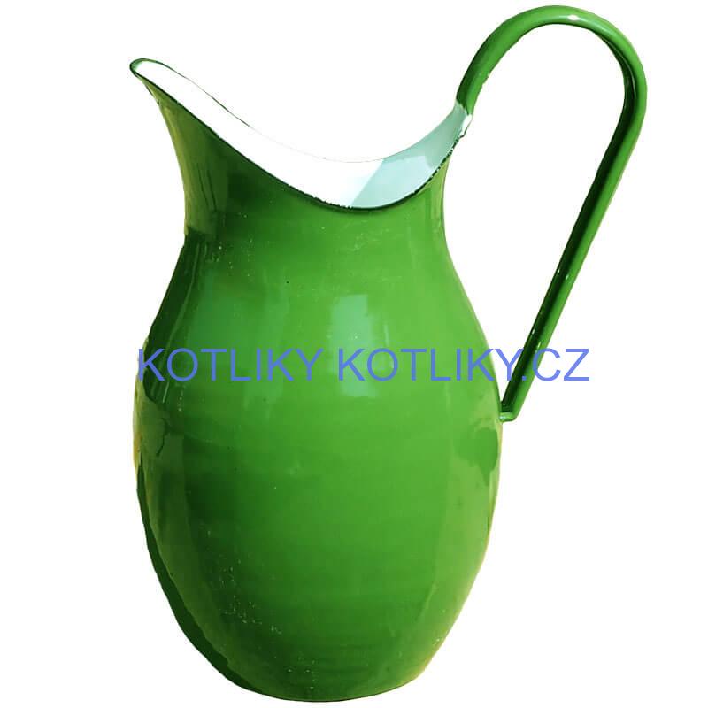 Smaltovaná konvice na vodu 2 L ZELENÁ