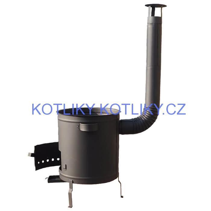 Silnostěnná kotlina 53 cm (1,5 mm) STRONG + žáruvzdorná barva Plus 600