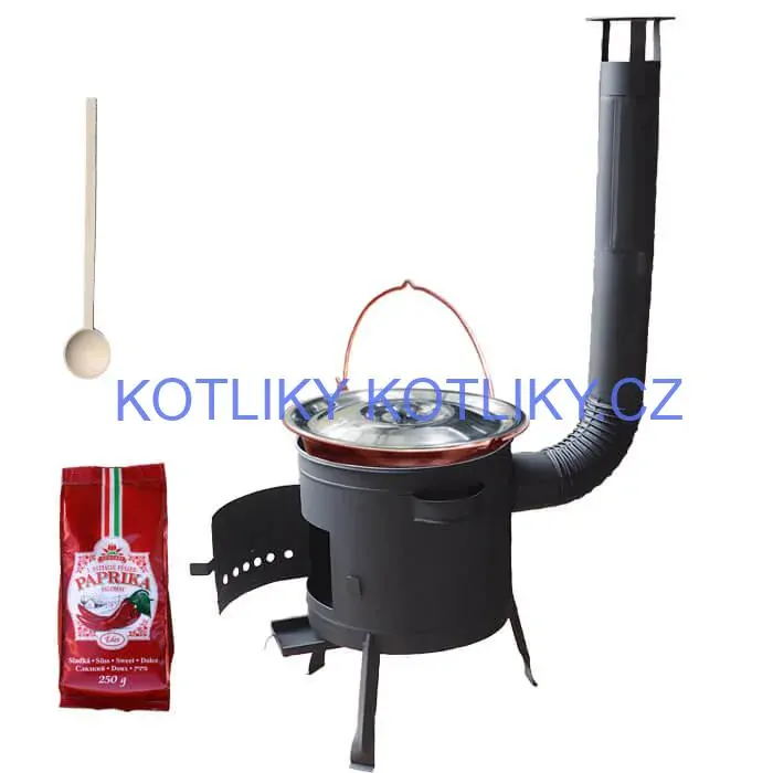 Měděný kotlík 20 L (1,2 mm) + silnostěnná (1,5 mm) žáruvzdorná kotlina BALKY STRONG 42 PLUS 600