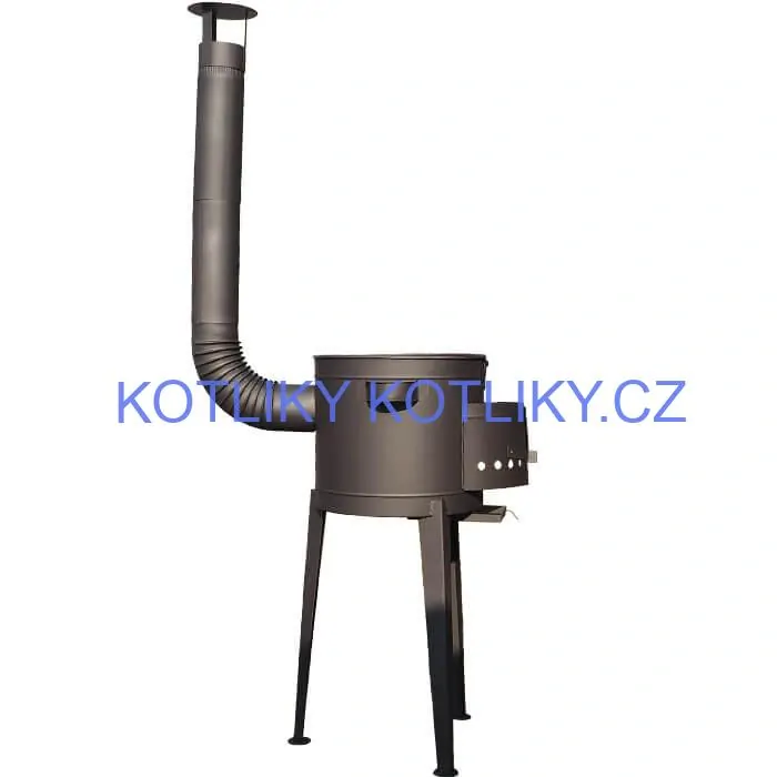 Vysoká kotlina 42 cm (1,5 mm) HODO + žáruvzdorná barva PLUS 600