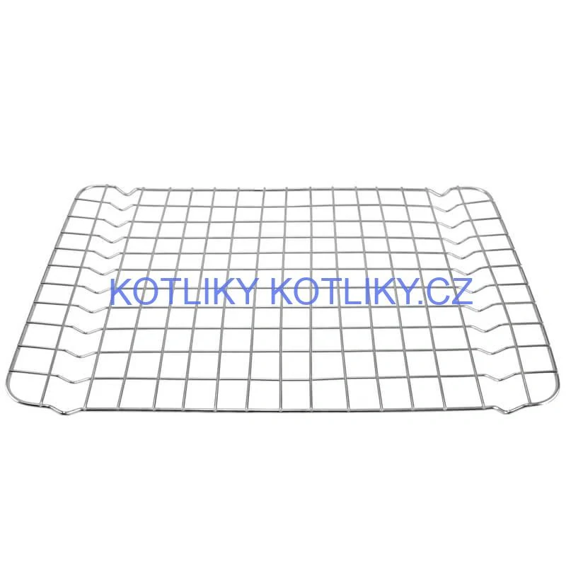 Nerezový rošt na pekáč na grilování a pečení 33 x 22 cm