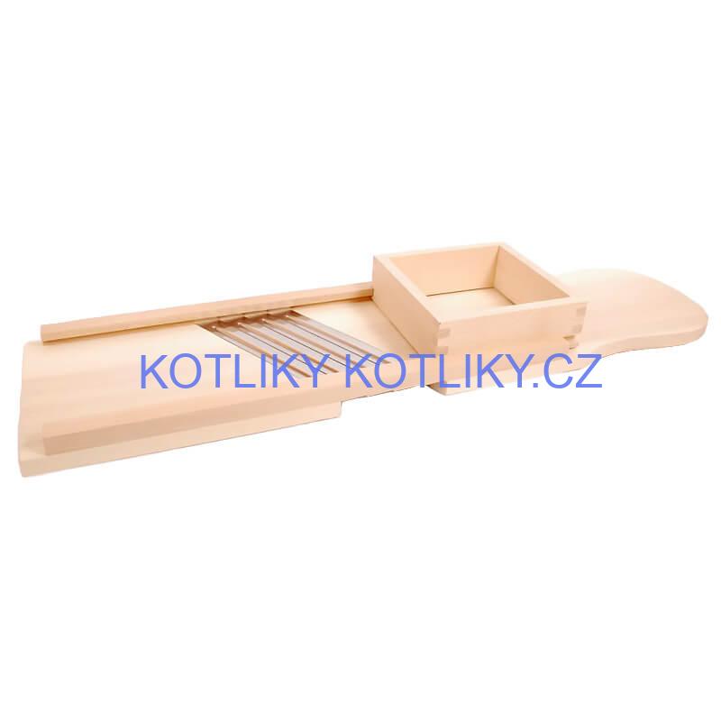 Ruční dřevěný kráječ zelí 4 nože 93 x 23,5 cm (obrovský)