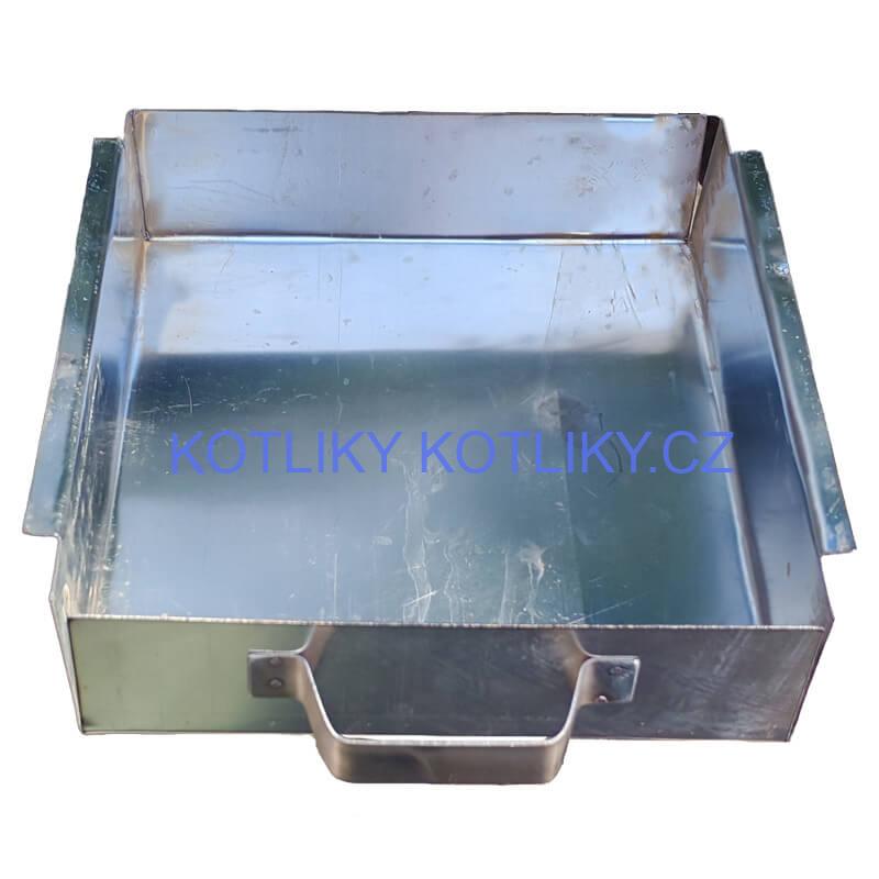 Nerezový popelník na vybírání popela z kotliny INOX