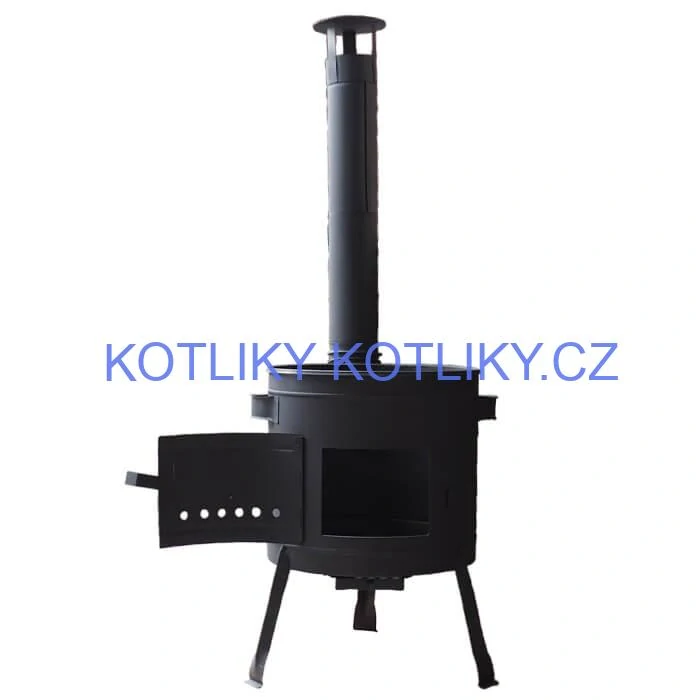 Smaltovaný kotlík (1,2 mm) 22 L + plynový hořák k PB + nízká kotlina 42 PLUS 600 + nerezová poklice INOX