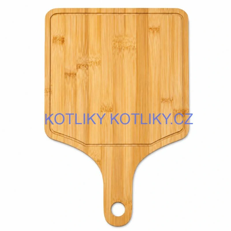 Bambusové prkénko na krájení 41×26,5 cm s rukojetí