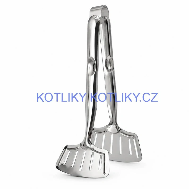Nerezové kleště na rybu – kuchyňská obracečka 2 v 1, 28 cm