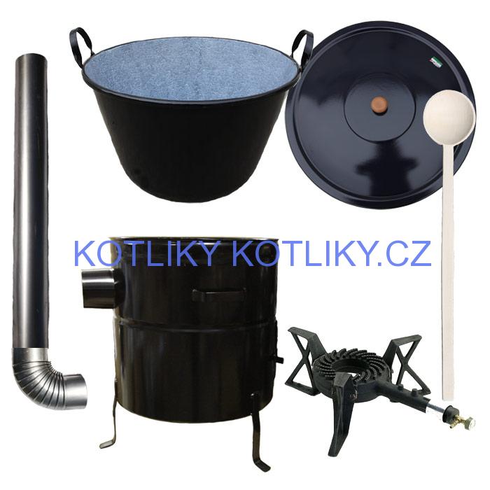 Zabijačkový kotlový set 80 L + hořák + kouřovod zdarma!