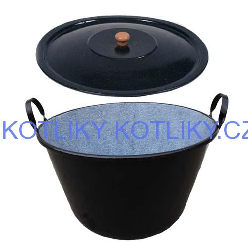 Kotel smalt 50L + poklice