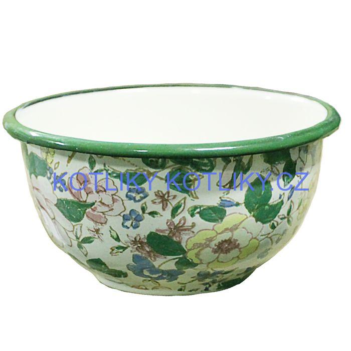 Smaltovaná vzorovaná miska 13 cm DECOR