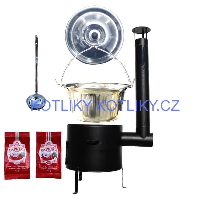 Kotlíkový gulášový set 36 CLASSIC + 15 L nerezový kotlík (1,2 mm)
