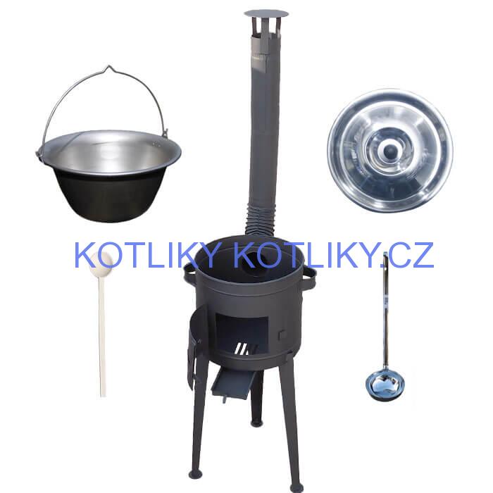 Nerezový kotlík 30 L (1,5 mm) + vysoká kotlina 45 cm PLUS 600