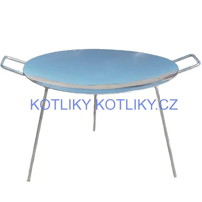 Nerezová pánev s nožičkami 55 cm BBQ