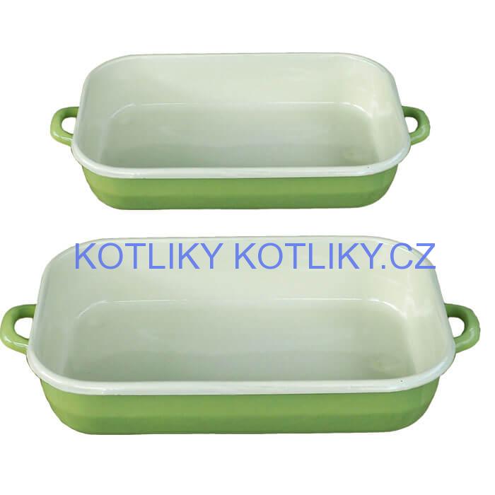 Smaltované pekáče GREEN 2 ks