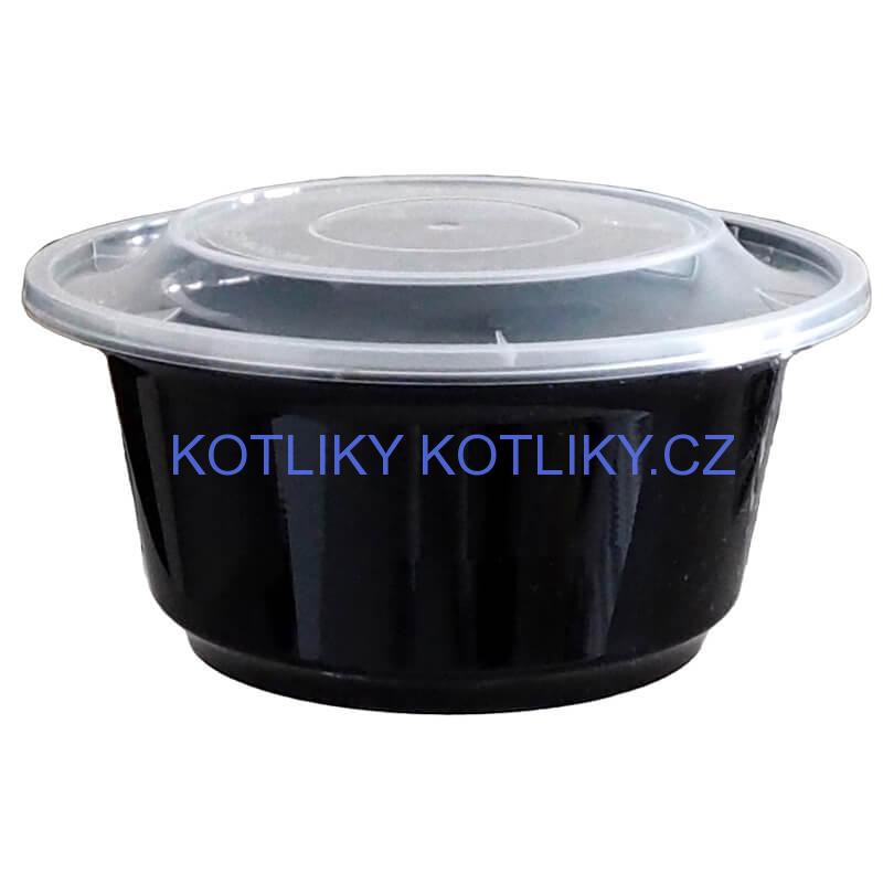 Plastový box (miska) na guláš + víčko 1000 ml