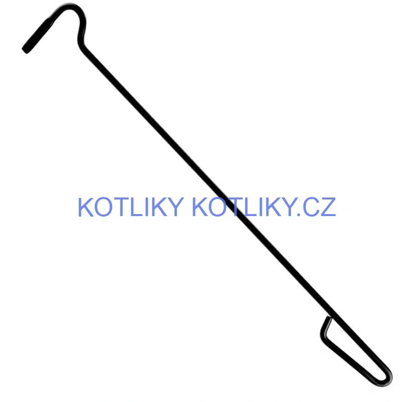 Pohrabáč - háček ocelový 58 cm