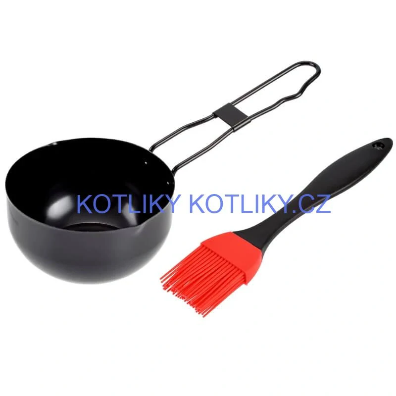 Nádoba na marinování + silikonová maslovačka (štětec)