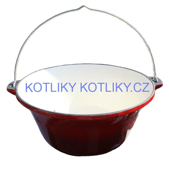 Litinový kotlík 22 L - smaltovaný povrch