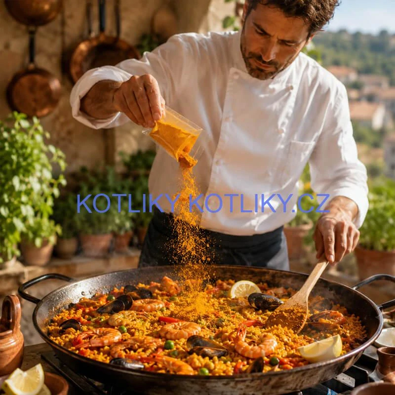 PAELLA pepř 50 g - španělská kořenová směs s kurkumou a česnekem - Chuť Rizota a Rýžových Jídel