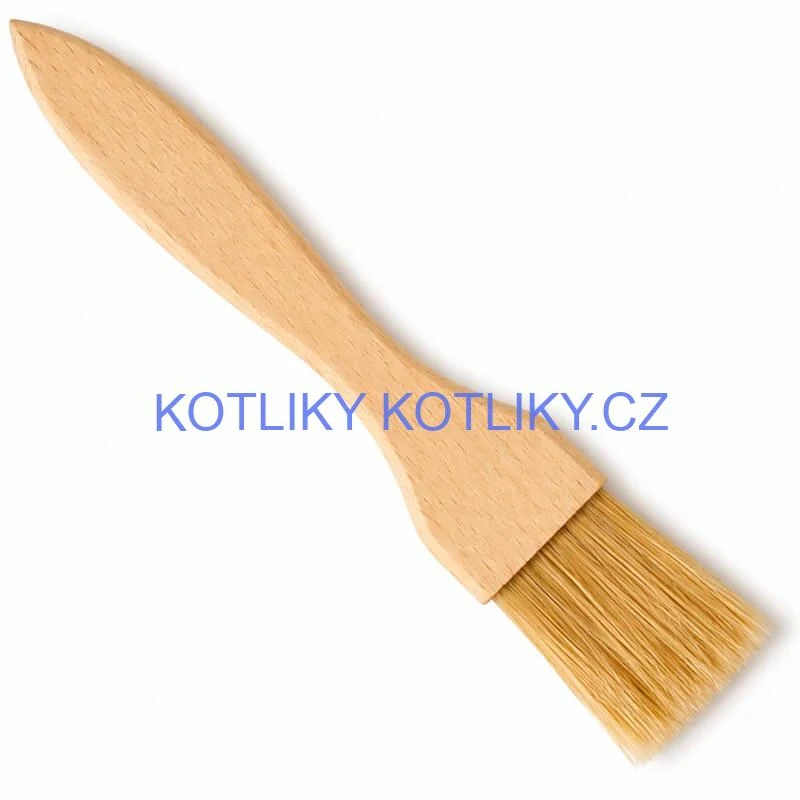 Dřevěný kuchyňský štětec 18 cm