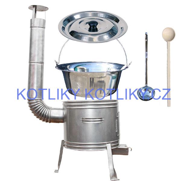 Kotlíkový set 31 cm TOPLUX + antikorový kotlík