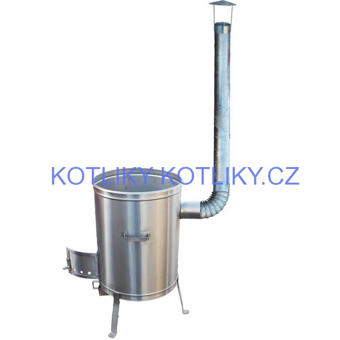 Nerezová kotlina 45 cm – Vysoká