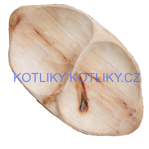 Servírovací dřevěný podnos