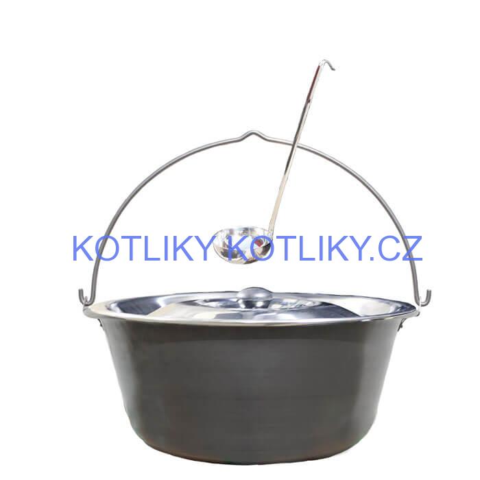 Nerezový kotlík 10 L (1,5 mm) + nerezová poklice