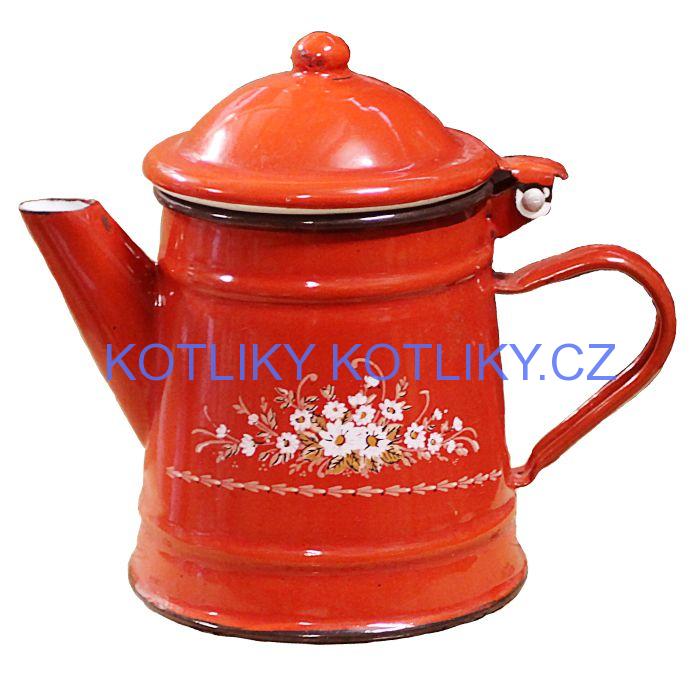Smaltovaná konvice 0,5 L DEKO