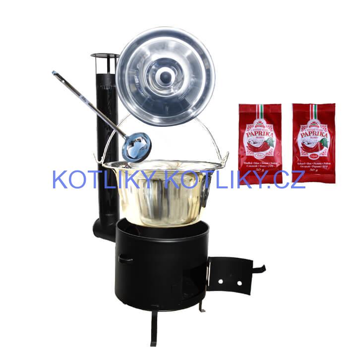 Kotlíkový gulášový set 42 CLASSIC + 20 L nerezový kotlík (1,2 mm)