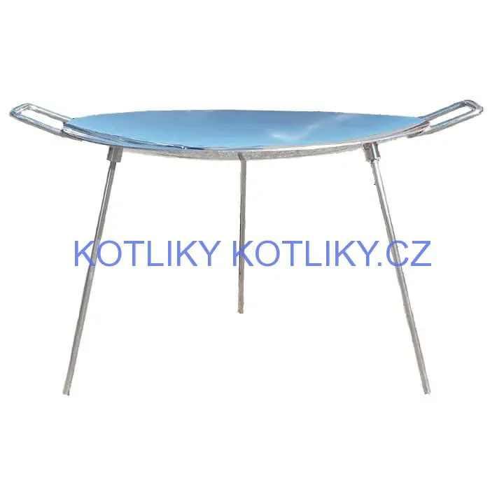 Nerezová pánev s nožičkami 55 cm BBQ