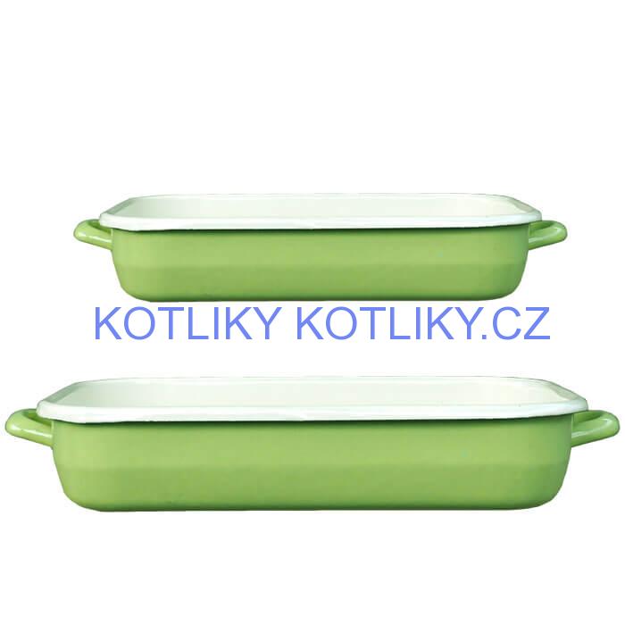 Smaltované pekáče GREEN 2 ks