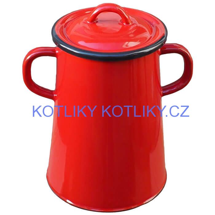 Nádoba na mast 1 L Červená