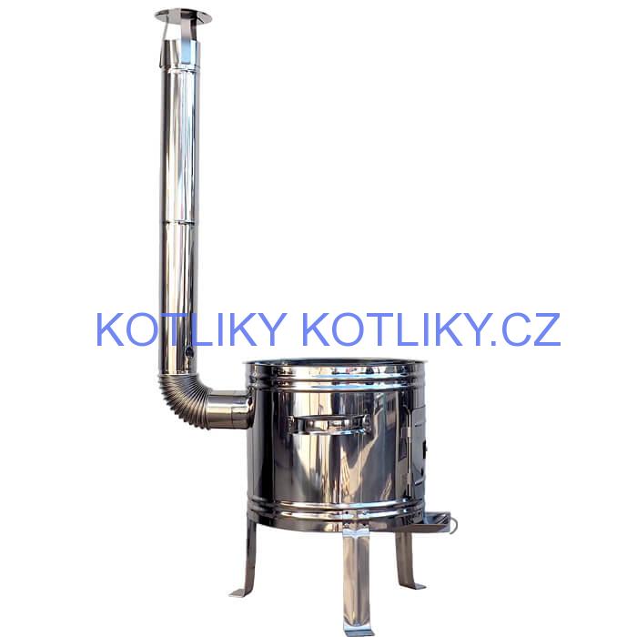 Nerezová kotlina s povrchovou antikorovou úpravou 36 cm INOX