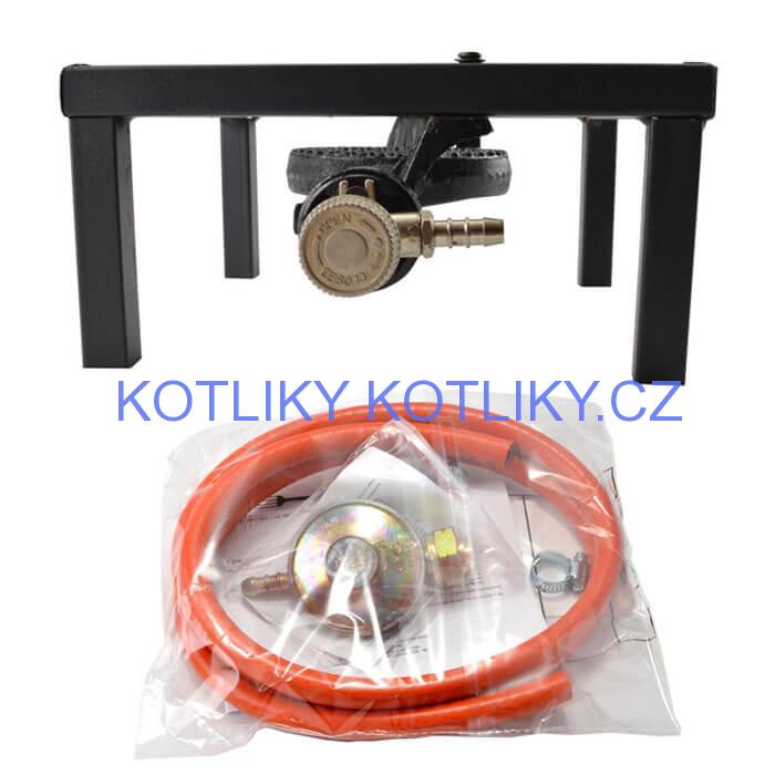 Plynový hořák HU 3 kW + tlaková hadice 1,5 m + regulátor tlaku 30 mbar